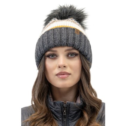 Čepice Vivisence 7099 (Velikost UNI, Barva Šedá)