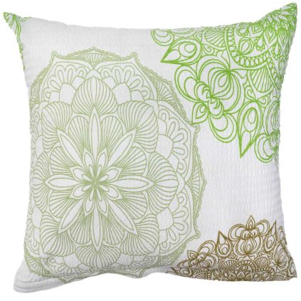 Dadka Povlak na polšář krep Magic světle zelená (Rozměr 40x40)