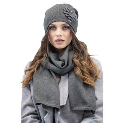 Komplet Vivisence 7010Kmpl čepice a šála (Velikost UNI, Barva Růžová)