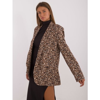 Dámské sako DHJ-MA-2002A.65 ITALY MODA (Barva Černá, Velikost UNI)