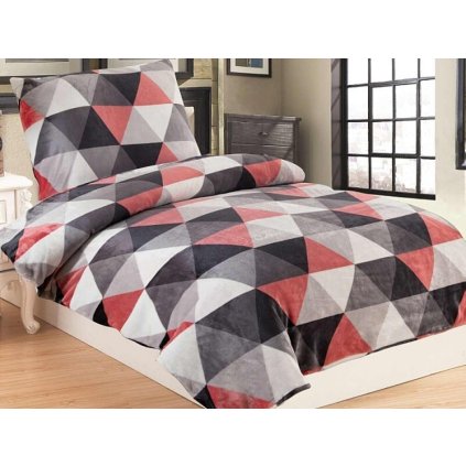 10714 povleceni mikroflanel trion pink dadka vracov