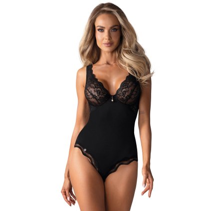 Body Obsessive Luvae teddy (Velikost L/XL, Barva Černá)