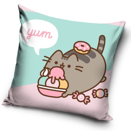 44863 detsky polstarek kocicka pusheen svacinka 40x40 ptc249201