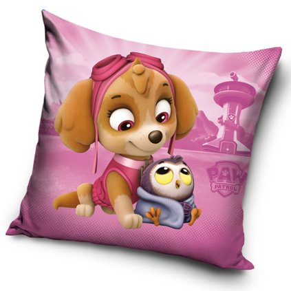 44911 detsky polstarek tlapkova patrola skye a huhu 40x40 paw202047