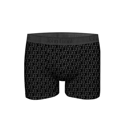 Pánské boxerky John Frank JFBJACQ20 (Velikost L, Barva Černá)