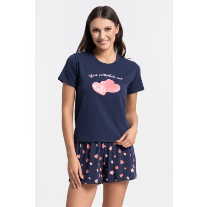 Pyžamo Moraj PDD3900-020 (Velikost 2XL, Barva Modrá - tmavě)