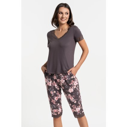 Pyžamo Moraj PDD4900-028 (Velikost 2XL, Barva Hnědá)