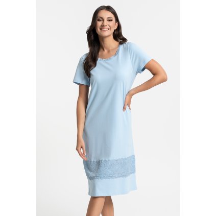 Noční košilka Moraj PDK2600-013 (Velikost 2XL, Barva Modrá)