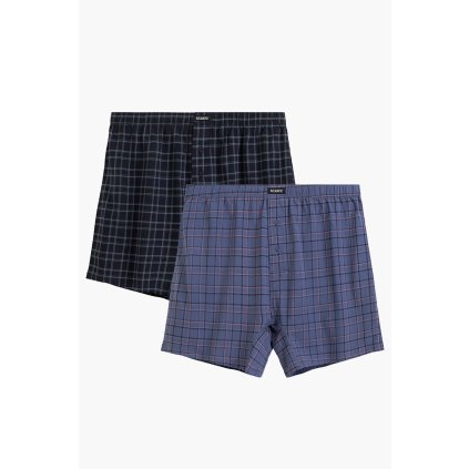 Trenýrky Atlantic 2MBX-091 2-pack (Velikost L, Barva Modrá - tmavě)