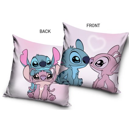 45111 detsky polstarek lilo a stich sladka laska s angel 40x40 lis20250705