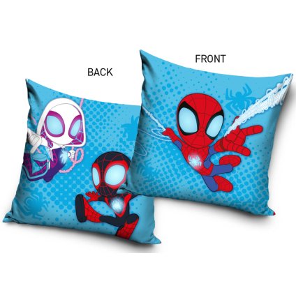 45351 detsky polstarek spidey lapeni v pavucine 40x40 spidey250845