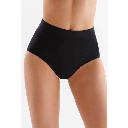 Kalhotky Gabriella Midi Briefs Code S109 (Velikost S, Barva Černá)