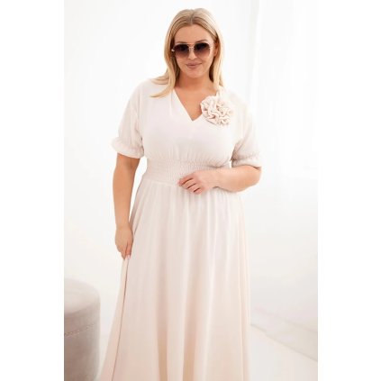 Dámské šaty Plus Size 2088 (Velikost UNI, Barva Černá)
