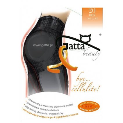 Silonkové punčocháče Gatta Bye Cellulite 20 den (Velikost 3-M, Barva Černá)