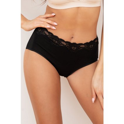 Kalhotky Italian Fashion Cleo maxi (Velikost XL, Barva Černá)