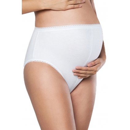 Kalhotky Italian Fashion Mama maxi (Velikost XL, Barva Bílá)