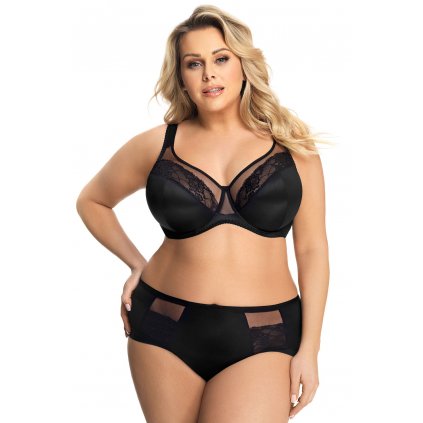 Kalhotky Gorsenia K442 Luisse (Velikost 3XL, Barva Černá)