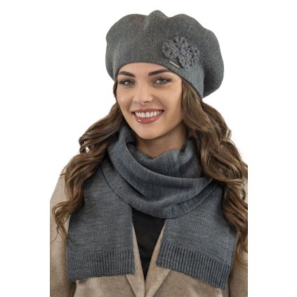 Dámský baret Vivisence 7006 (Velikost UNI, Barva Modrá - tmavě)