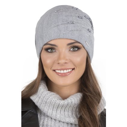 Čepice Vivisence 7012 (Velikost UNI, Barva Šedá)