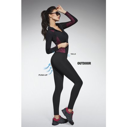 Legíny Bas Bleu Exter (Velikost 5, Barva Černá)