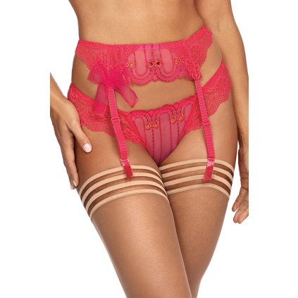 Podvazkový pás Axami V-9552 (Velikost M, Barva Růžová)