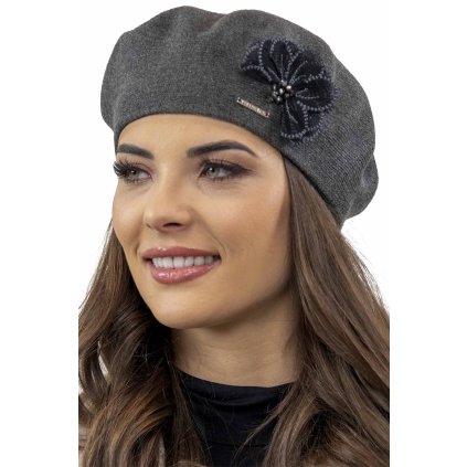 Baret Vivisence 7036 (Velikost UNI, Barva Šedá)