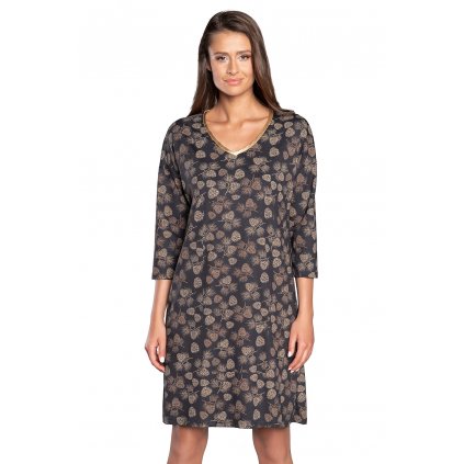 Noční košile Italian Fashion Pinnia r.3/4 (Velikost S, Barva Bílá)