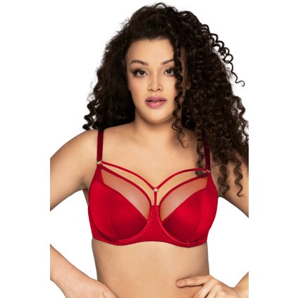 Podprsenka Ava 1030/1 Novato Lux Maxi (Velikost 65J, Barva Červená)