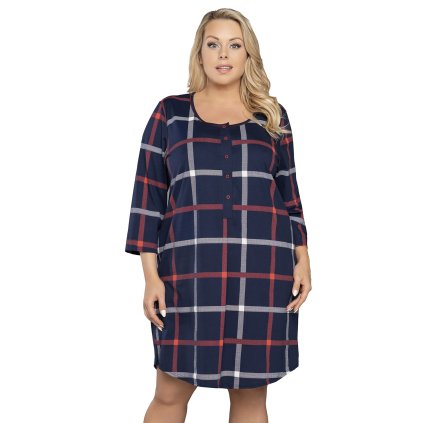 Noční košile Italian Fashion Izera r.3/4 (Velikost L, Barva Modrá)