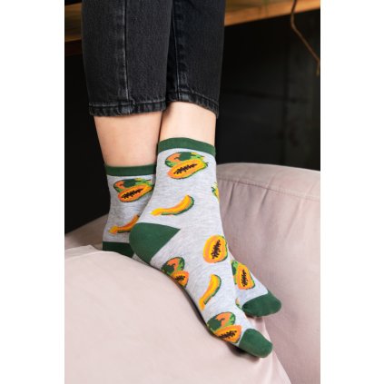 Ponožky Steven 159-080 (Velikost 35-37, Barva Šedá)