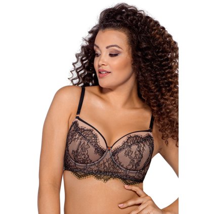 Podprsenka Ava 2007 Jardin (Velikost 75A, Barva Černá)