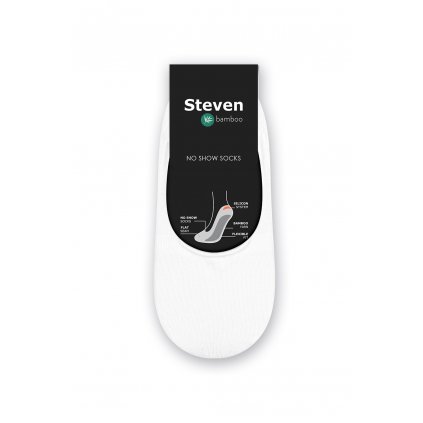 Ponožky Steven 036-010 (Velikost 44-46, Barva Bílá)