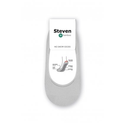 Ponožky Steven 036-013 (Velikost 35-37, Barva Šedá)