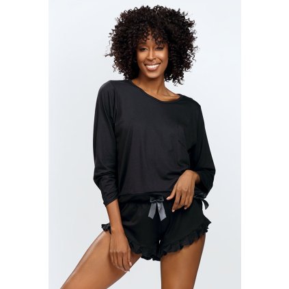 Dámské pyžamo Dkaren Ronnie (Velikost M, Barva Béžová)