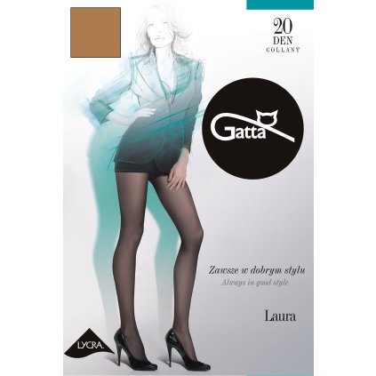 Silonkové punčocháče Gatta LAURA 20 (Velikost S, Barva Šedá)