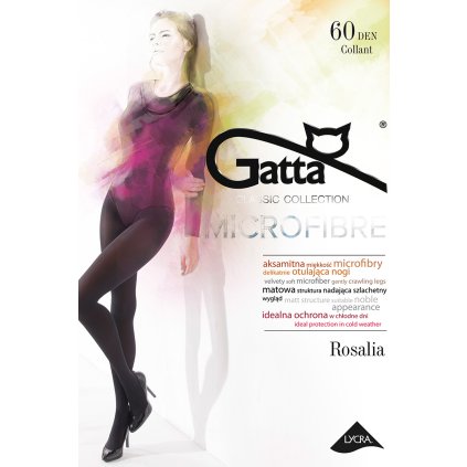 Silonkové punčocháče Gatta Rosalia 60 DEN (Velikost S, Barva Šedá)