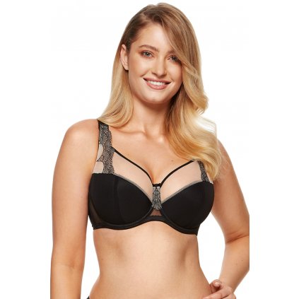 Podprsenka Gorteks Heidi/B3 (Velikost 70F, Barva Černá)