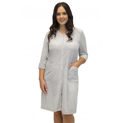 Dámský župan Vivisence 5027 (Velikost 2XL, Barva Fialová)