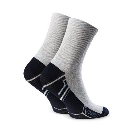 Pánské ponožky Steven 057-331 (Velikost 44-46, Barva Šedá)