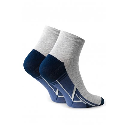 Pánské ponožky Steven 054-288 (Velikost 38-40, Barva Šedá)