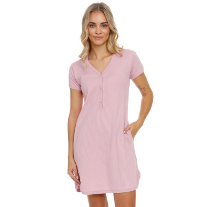 Noční košile Doctor Nap TM.4542 (Velikost S, Barva Růžová)
