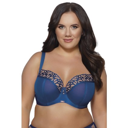 Podprsenka Ava 2056 Monarch Maxi (Velikost 75L, Barva Modrá)