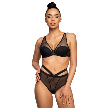 Podprsenka Mat 3714/11/1 Dotssy push - up (Velikost 65D, Barva Černá)