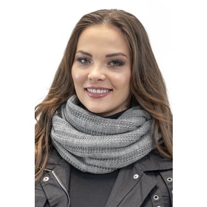 Šála Vivisence 7019S (Velikost UNI, Barva Šedá)