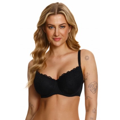 Podprsenka Lupoline 152 (Velikost 80C, Barva Černá)