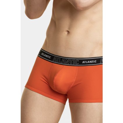 Boxerky Atlantic MH-1191/03 Magic Pocket (Velikost 2XL, Barva Oranžová)