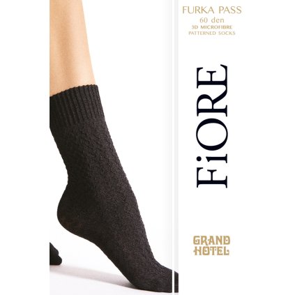 Silonkové ponožky Fiore Furka Pass 60 DEN G1160 (Velikost UNI, Barva Zelená)