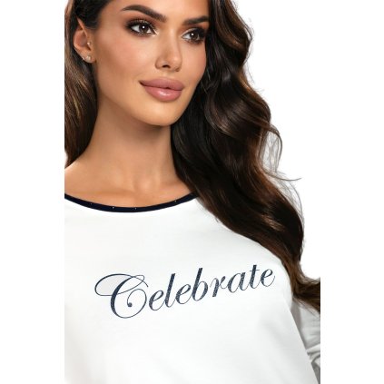 Dámské pyžamo Vivisence 2028 (Velikost 40, Barva Smetanová)