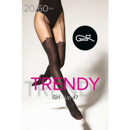 Silonkové punčocháče Gatta Girl-Up 47 (Velikost S, Barva Černá)