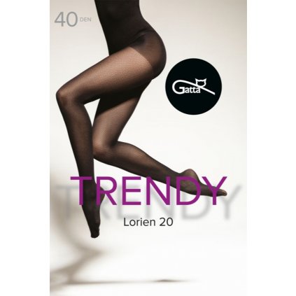 Silonkové punčocháče Gatta Lorien 20 (Velikost 3-M, Barva Černá)